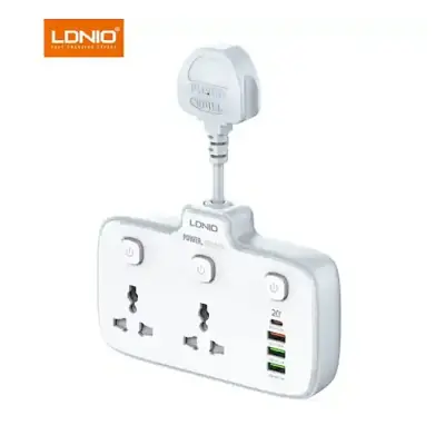 Ldnio SC2413 PD & QC3.0 2 Universal Outlets Power Socket